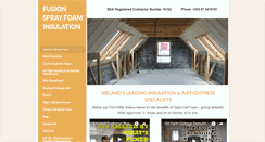 Desktop Screenshot of fusioninsulation.com